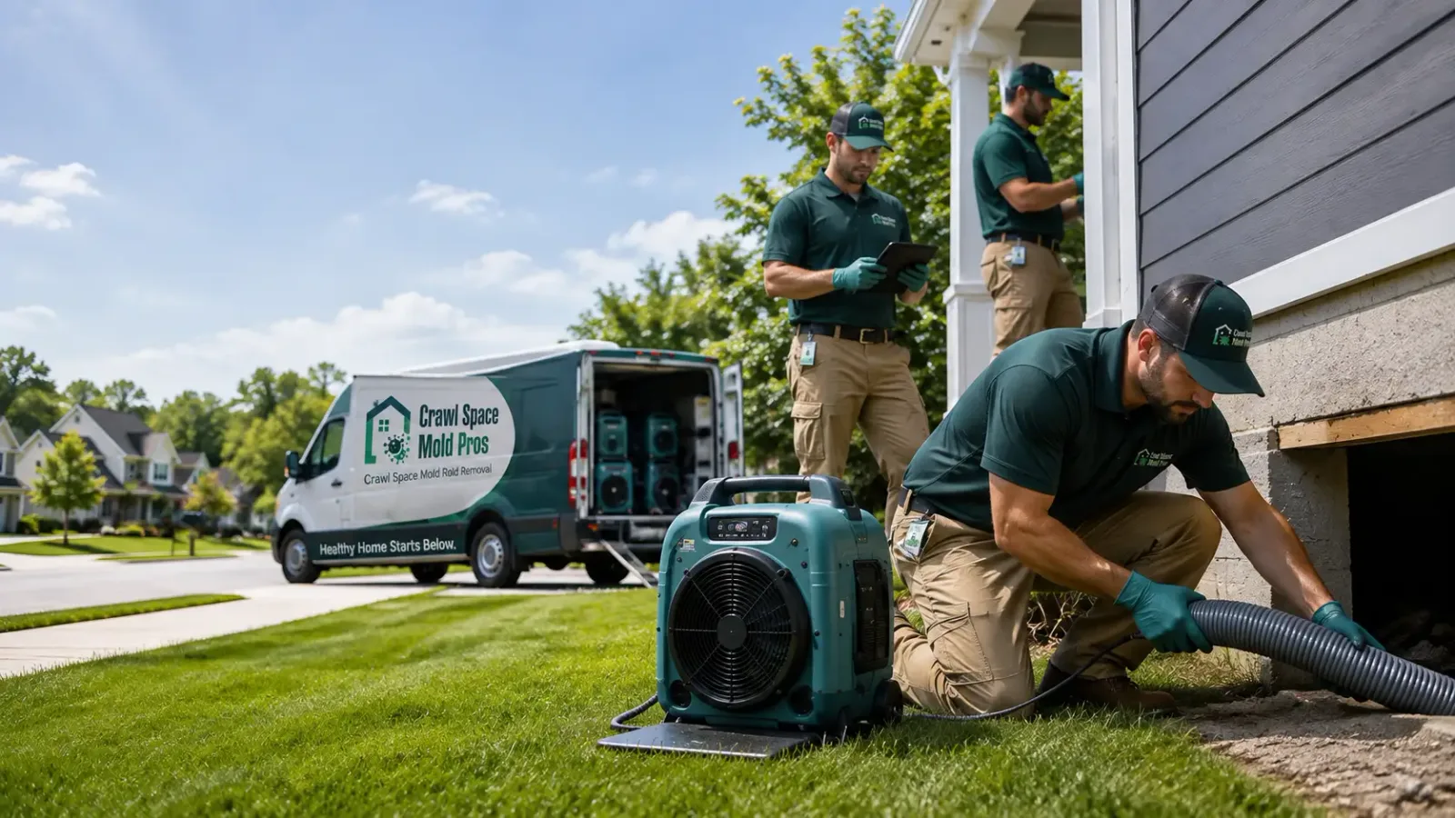 Crawl Space Mold Removal in Coalport, PA